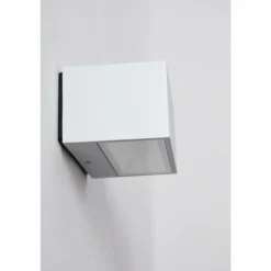Applique murale d'extérieur LED Lutec Blanc, 1 lumière