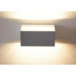 Applique murale d'extérieur LED Lutec Blanc, 1 lumière