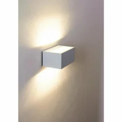 Applique murale d'extérieur LED Lutec Blanc, 1 lumière