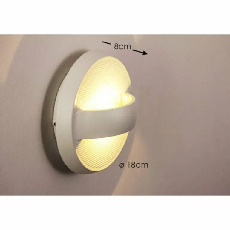 Applique murale d'extérieur Globo ELARA LED Blanc, 1 lumière