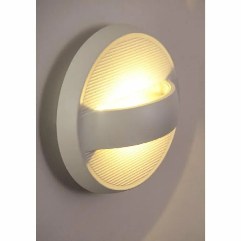 Applique murale d'extérieur Globo ELARA LED Blanc, 1 lumière