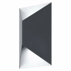 Applique murale d'extérieur Eglo PREDAZZO LED Anthracite, Blanc, 2 lumières