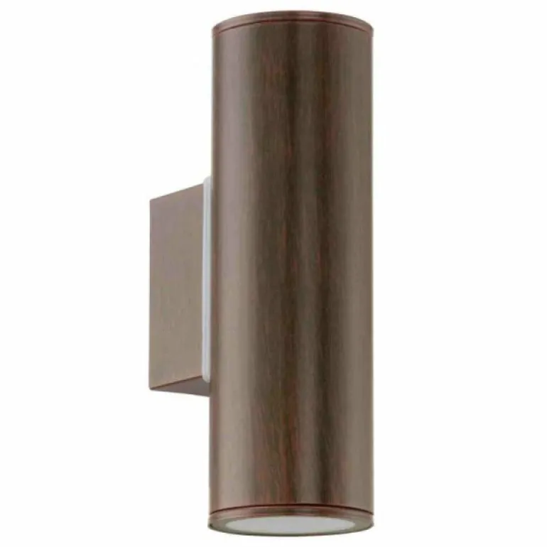 Applique murale d'extérieur Eglo RIGA Brun foncé, 2 lumières