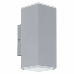 Applique murale d'extérieur Eglo TABO LED Argenté, 2 lumières
