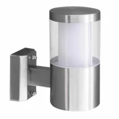 Applique murale d'extérieur Eglo BASALGO 1 LED Acier inoxydable, 1 lumière