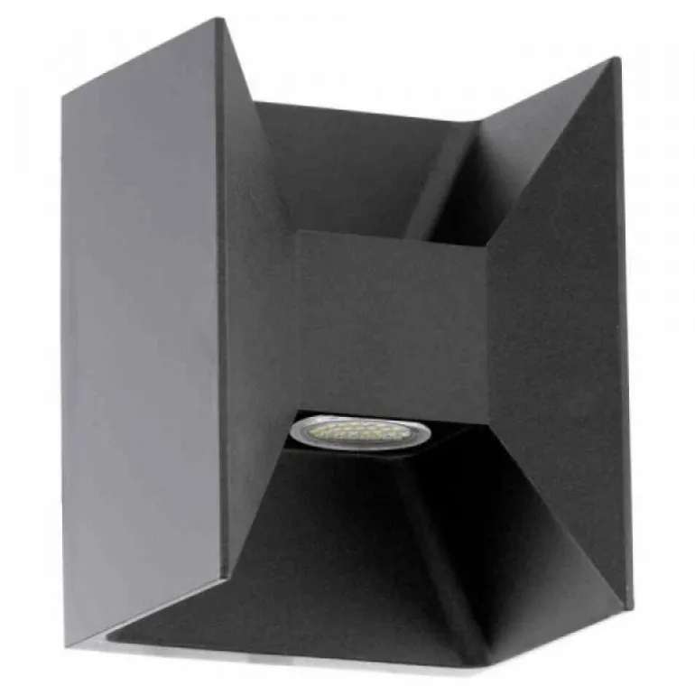 Applique murale d'extérieur Eglo MORINO LED Anthracite, 2 lumières