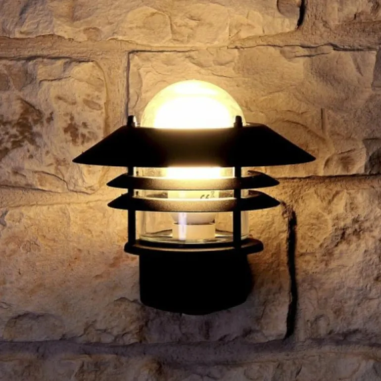 Applique murale d'extérieur Nordlux BLOKHUS Noir, 1 lumière