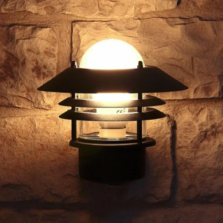 Applique murale d'extérieur Nordlux BLOKHUS Noir, 1 lumière