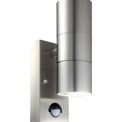 Applique murale d'extérieur Globo Clair, 2 lumières, Détecteur de mouvement