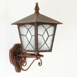 Applique murale d'extérieur TOK Brun, Rouille, 1 lumière