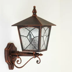 Applique murale d'extérieur TOK Brun, Rouille, 1 lumière