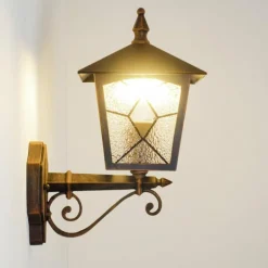 Applique murale d'extérieur TOK Brun, Rouille, 1 lumière