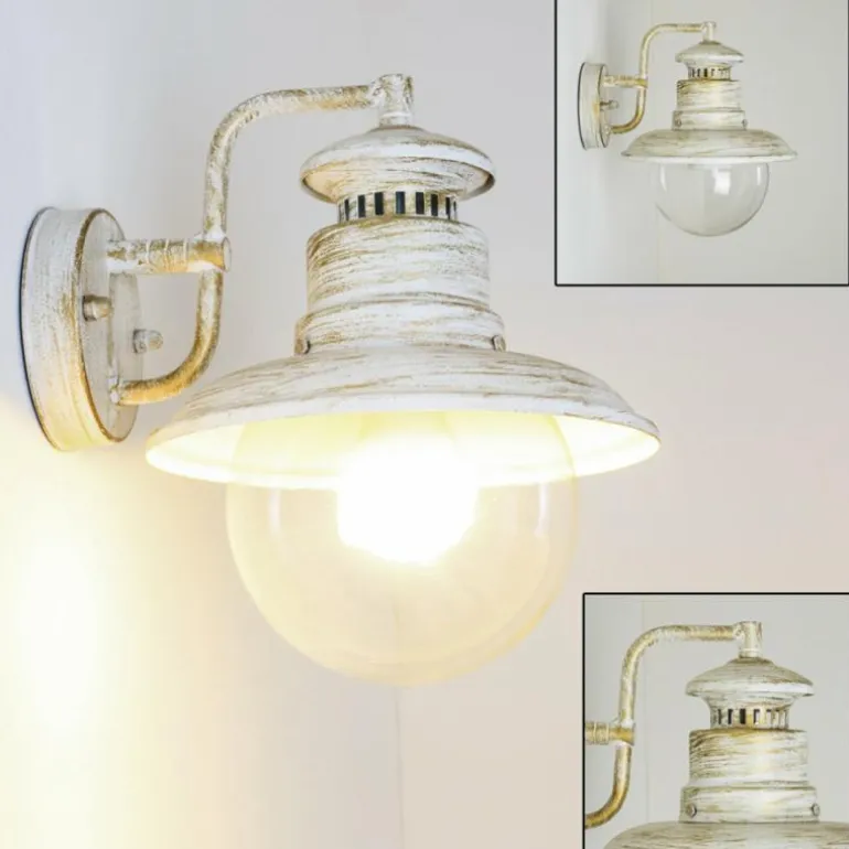 Applique murale d'extérieur FOX Blanc, 1 lumière