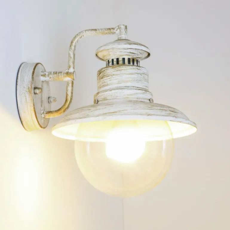 Applique murale d'extérieur FOX Blanc, 1 lumière