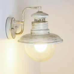 Applique murale d'extérieur FOX Blanc, 1 lumière