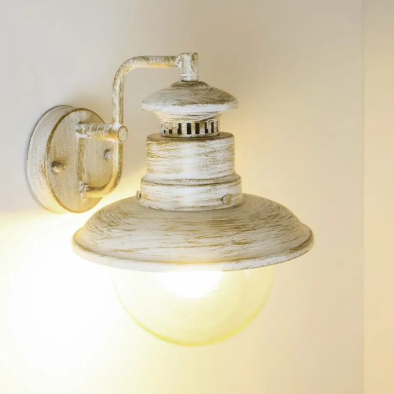 Applique murale d'extérieur FOX Blanc, 1 lumière