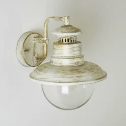 Applique murale d'extérieur FOX Blanc, 1 lumière