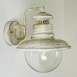 Applique murale d'extérieur FOX Blanc, 1 lumière