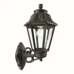 Applique murale d'extérieur Ideal Lux ANNA Noir, 1 lumière