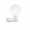 Applique murale d'extérieur Ideal Lux CLIO Blanc, 1 lumière