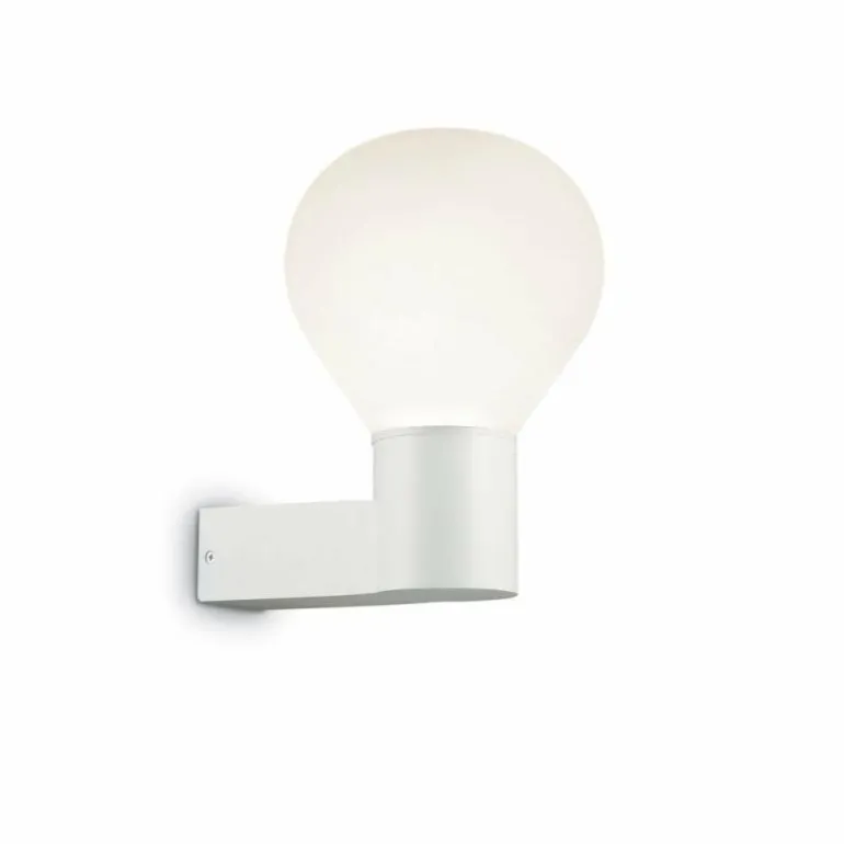Applique murale d'extérieur Ideal Lux CLIO Blanc, 1 lumière