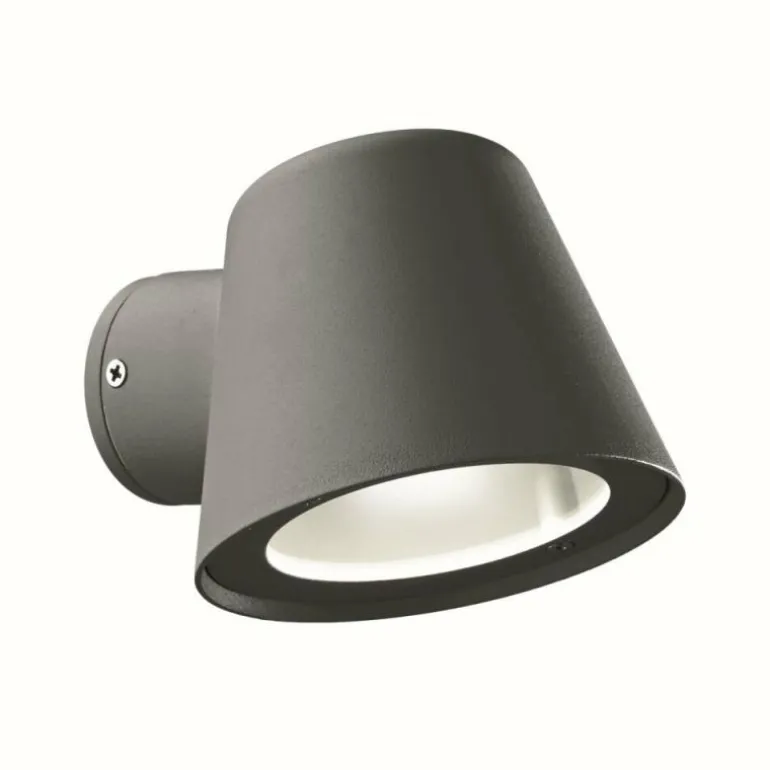 Applique murale d'extérieur Ideal Lux GAS Anthracite, 1 lumière