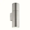 Applique murale d'extérieur Ideal Lux GUN Aluminium, 2 lumières