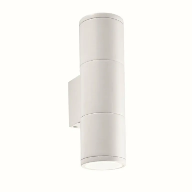 Applique murale d'extérieur Ideal Lux GUN Blanc, 2 lumières