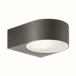 Applique murale d'extérieur Ideal Lux IKO Anthracite, 1 lumière