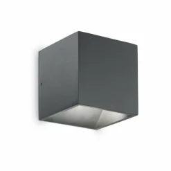 Applique murale d'extérieur Ideal Lux RUBIK LED Anthracite, 1 lumière