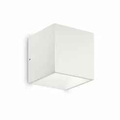Applique murale d'extérieur Ideal Lux RUBIK LED Blanc, 1 lumière