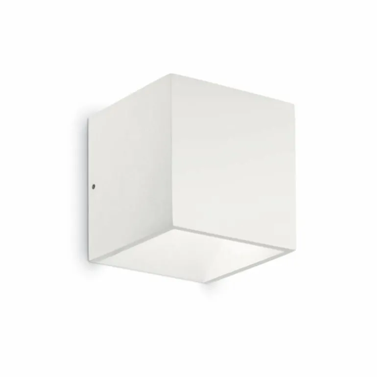 Applique murale d'extérieur Ideal Lux RUBIK LED Blanc, 1 lumière