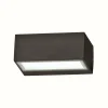 Applique murale d'extérieur Ideal Lux TWIN Noir, 1 lumière