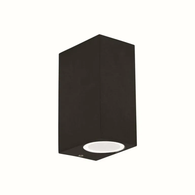 Applique murale d'extérieur Ideal Lux UP Noir, 2 lumières