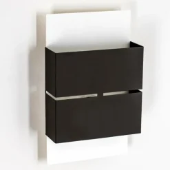 Applique murale d'extérieur Tidan LED Blanc, 2 lumières