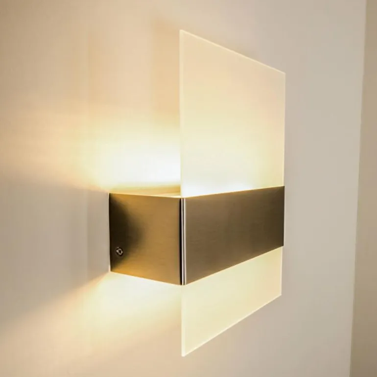 Applique murale d'extérieur Vara LED Acier inoxydable, 2 lumières