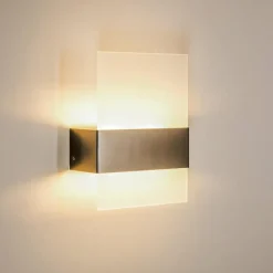Applique murale d'extérieur Vara LED Acier inoxydable, 2 lumières