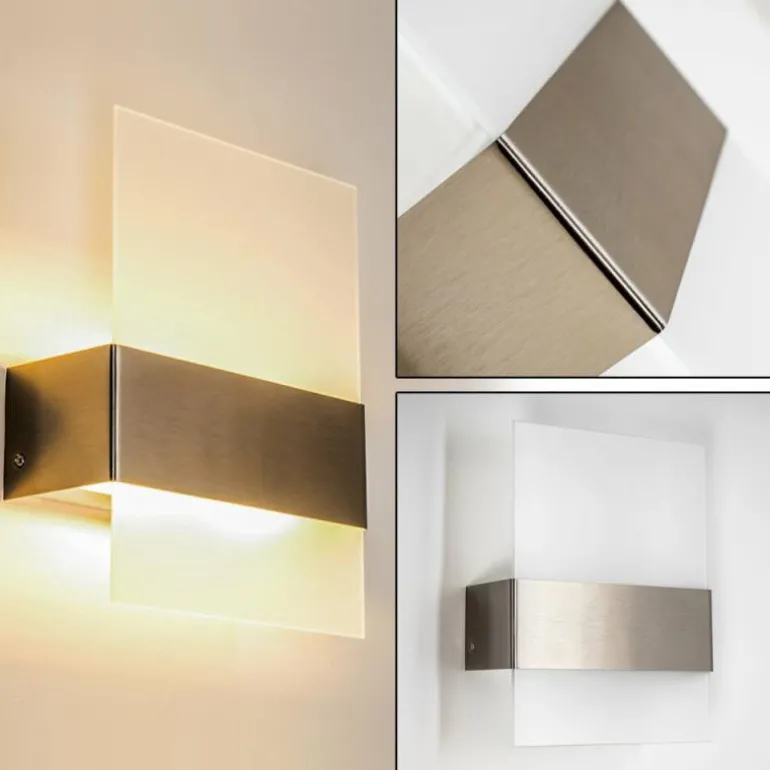 Applique murale d'extérieur Vara LED Acier inoxydable, 2 lumières