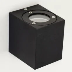 Applique murale d'extérieur Orsa LED Noir, 2 lumières