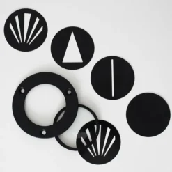 Applique murale d'extérieur Orsa LED Noir, 2 lumières