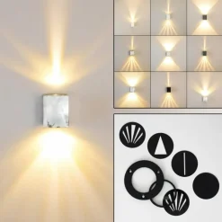 Applique murale d'extérieur Orsa LED Zingué, 2 lumières