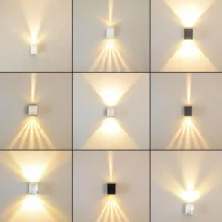 Applique murale d'extérieur Orsa LED Zingué, 2 lumières