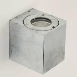 Applique murale d'extérieur Orsa LED Zingué, 2 lumières