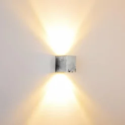 Applique murale d'extérieur Orsa LED Zingué, 2 lumières