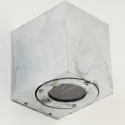 Applique murale d'extérieur Orsa LED Zingué, 2 lumières