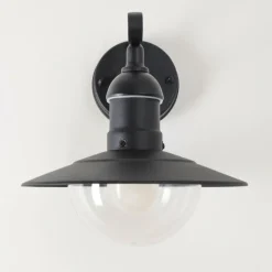 Applique murale d'extérieur Broni Noir, 1 lumière