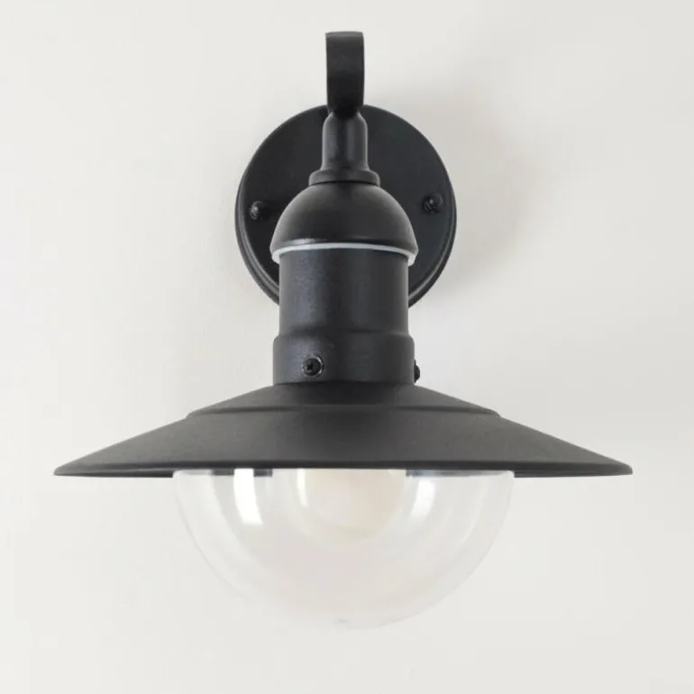 Applique murale d'extérieur Broni Noir, 1 lumière