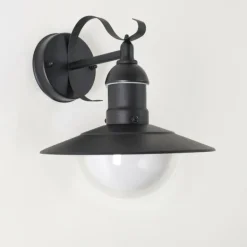 Applique murale d'extérieur Broni Noir, 1 lumière
