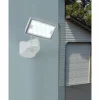 Applique murale d'extérieur Lutec PERI LED Blanc, 1 lumière, Détecteur de mouvement