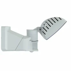 Applique murale d'extérieur Lutec PERI LED Blanc, 1 lumière, Détecteur de mouvement